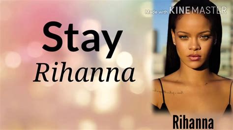 rihanna lyrics|words to stay by rihanna.